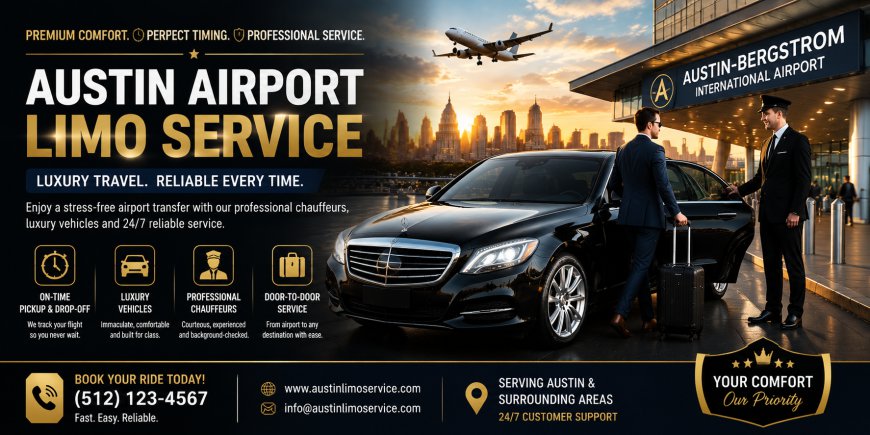 Austin Airport Limo Service: Luxury Travel Experience with Comfort, Reliability, and Style