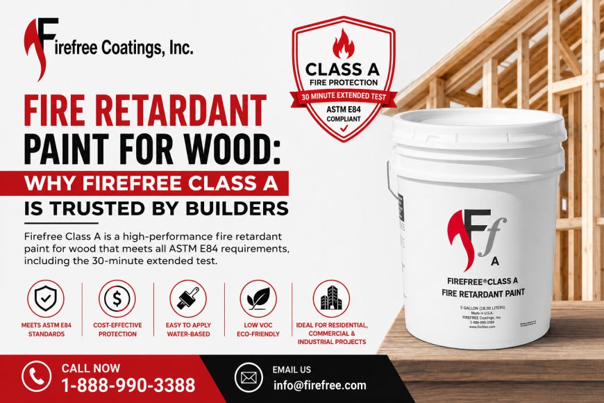 Fire Retardant Paint for Wood: Why Firefree Class A Is Trusted by Builders