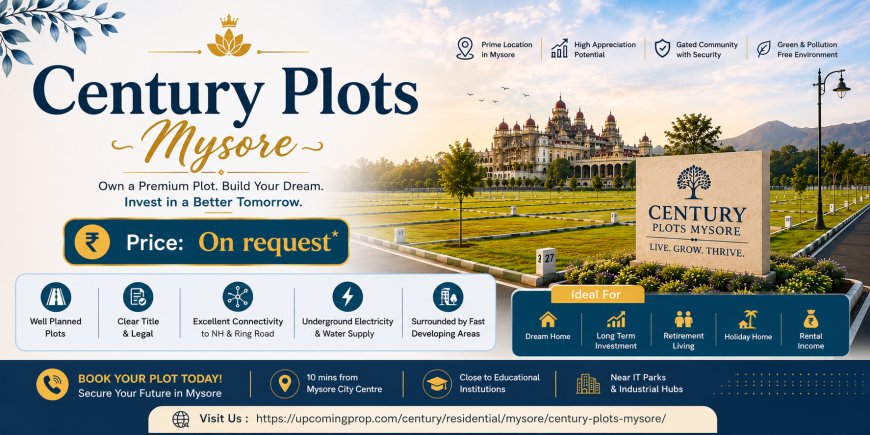 Century Plots Mysore A Modern Real Estate Opportunity for Comfortable Living