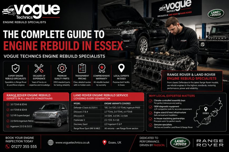 The Complete Guide to Engine Rebuild in Essex — Vogue Technics Engine Rebuild Specialists