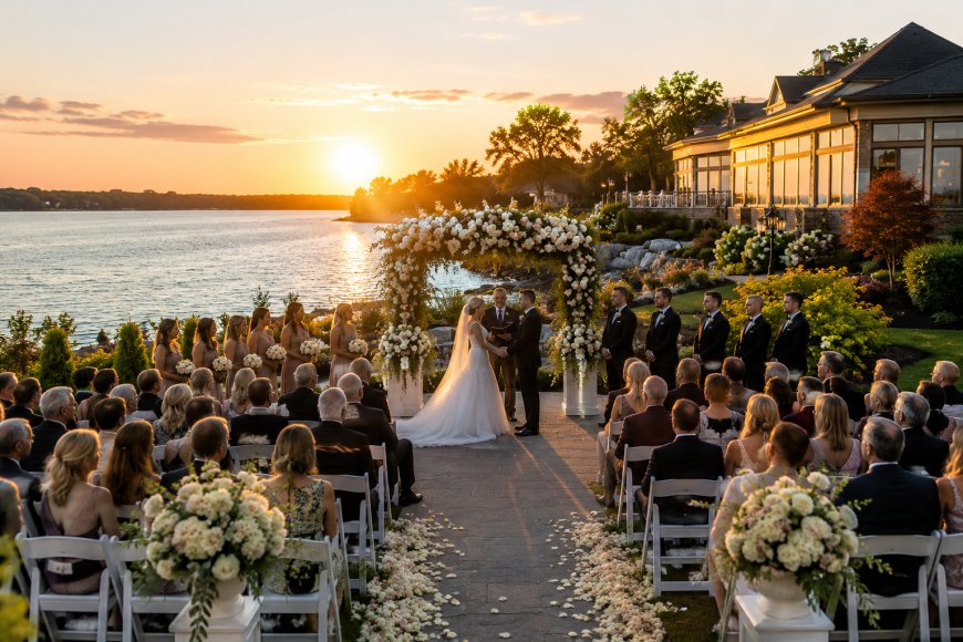How Does The Falconwood Wedding & Events Venue Create Elegant Waterfront Weddings Near Buffalo and Niagara Falls?