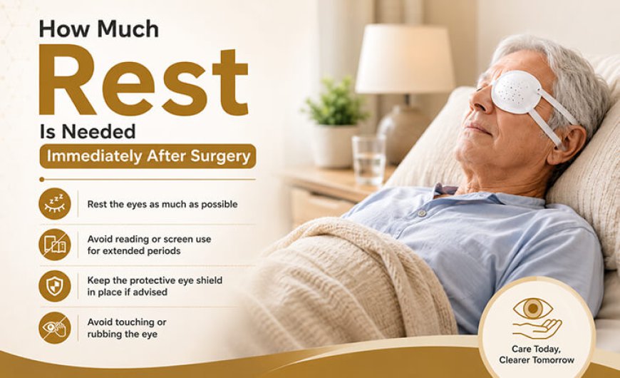 How Much Rest Is Required After Cataract Surgery?