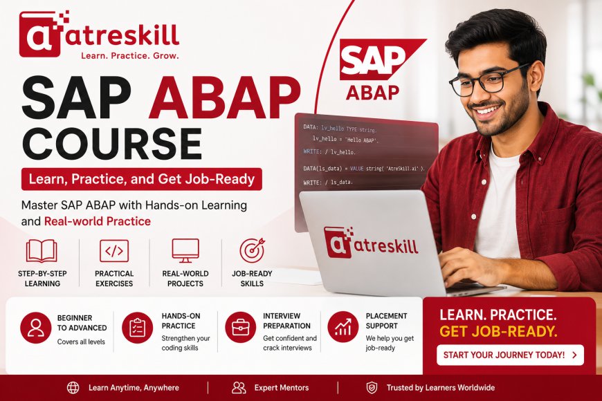 AtreSkill.ai SAP ABAP Course: Learn, Practice, and Get Job-Ready