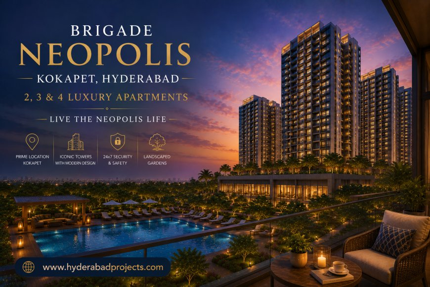 Brigade Neopolis Kokapet Hyderabad – Experience Sophisticated Living in Every Detail