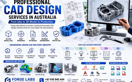 Expert CAD Design Services in Australia: Engineering Ideas into Reality