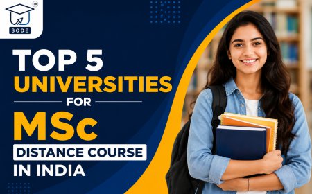 Top 5 Universities for MSc distance course in India