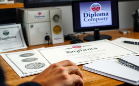 How does Diploma Company personalize replica high school diplomas?