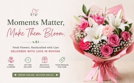 Flower Shop in Rohtak Offering Same-Day Online Flower Delivery Across the City