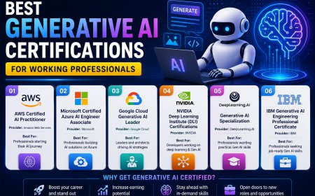 Best Generative AI Certifications for Working Professionals