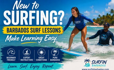 New to Surfing? Barbados Surf Lessons Make Learning Easy.