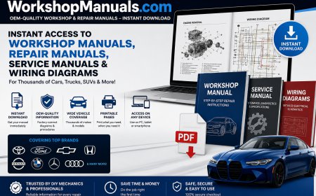 Where Can You Find OEM-Quality Workshop Manuals, Service Manuals, and Wiring Diagrams on WorkshopManuals.com?