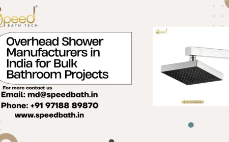 Overhead Shower Manufacturers in India for Bulk Bathroom Projects