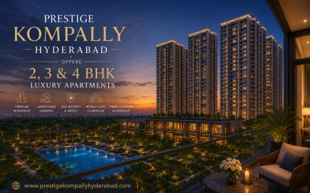 Prestige Kompally Hyderabad – Premium 2, 3 & 4 BHK Luxury Apartments for a Sophisticated Lifestyle