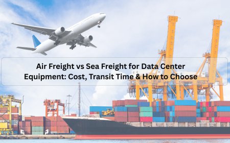 Air Freight vs Sea Freight for Data Center Equipment: Cost, Transit Time & How to Choose
