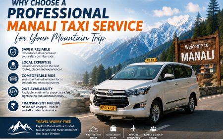 Why Choose a Professional Manali Taxi Service for Your Mountain Trip