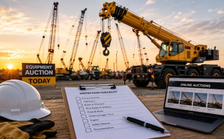 Industrial Crane Auctions Guide for Equipment Buyers