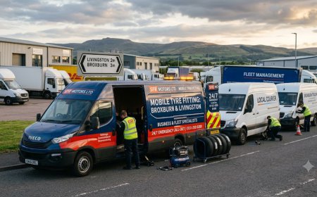 Mobile Tyre Fitting for Fleets and Businesses in Broxburn and Livingston