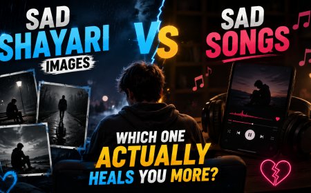 Sad Shayari Images vs Sad Songs — Which One Actually Heals You More?