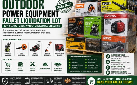 Mixed Pallets with Tools and Home Appliances: Understanding Outlet Bargain Inventory