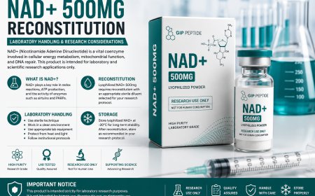 NAD+ 500mg Reconstitution: Laboratory Handling and Research Considerations
