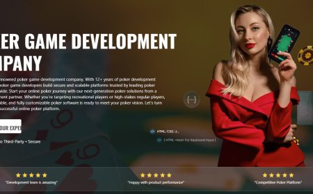 Online Poker Game Development for Secure and Scalable Gaming Platforms