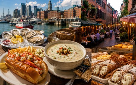 Boston Food Guide: Inside the City's Seafood Scene, Clam Chowder Culture, and North End Streets