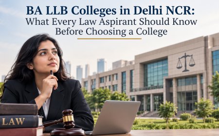 BA LLB Colleges in Delhi NCR: What Every Law Aspirant Should Know Before Choosing a College