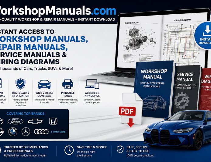 Where Can You Find OEM-Quality Workshop Manuals, Service Manuals, and Wiring Diagrams on WorkshopManuals.com?