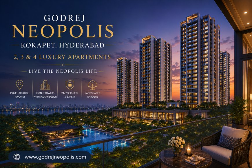 Godrej Neopolis Hyderabad – Premium 2, 3 & 4 BHK Luxury Apartments for a Refined Urban Lifestyle
