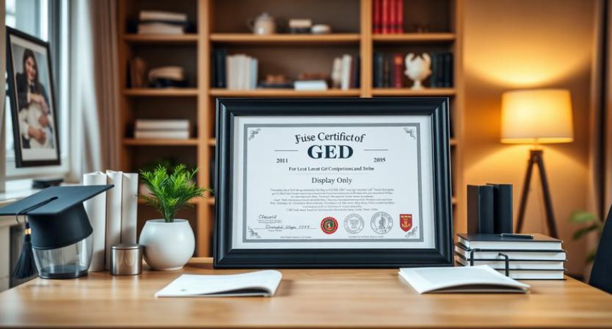 Can You Buy a Replica GED Diploma from Diploma Company for Display Only?