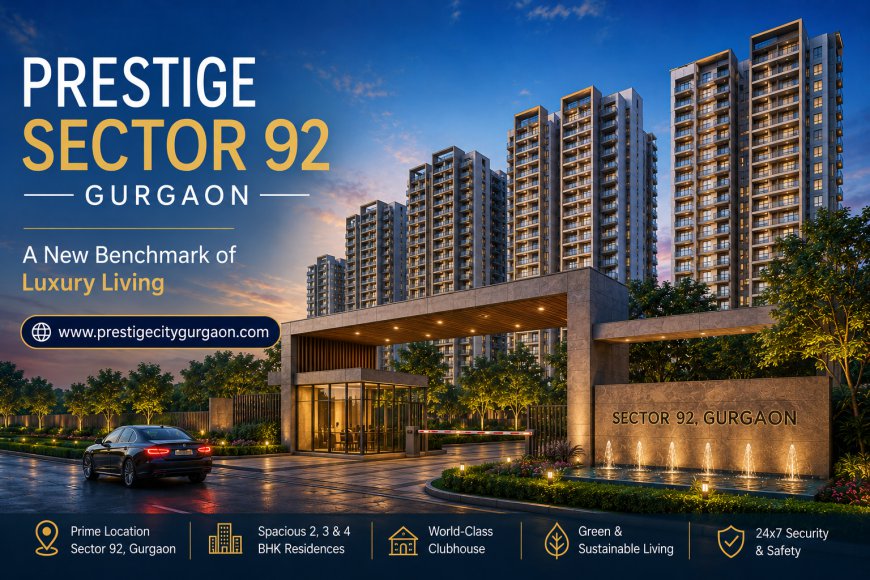 Prestige Sector 92 Gurgaon | Premium Residential Living in New Gurgaon