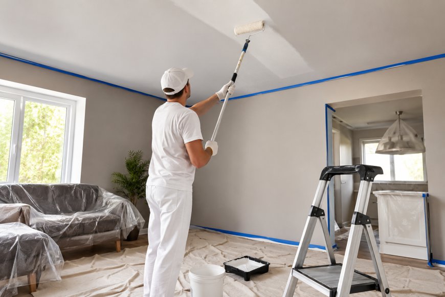 How to Paint Your Ceiling Without the Mess: A Complete Guide to a Smooth, Professional Finish