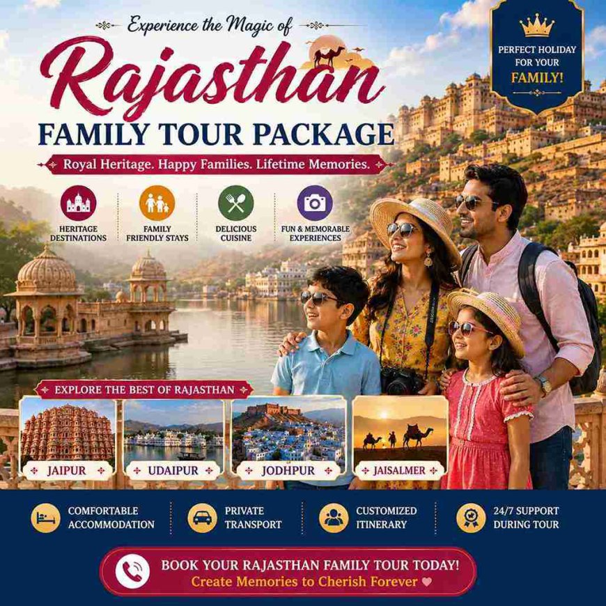 Rajasthan Family Tour Package: Best Places to Visit with Kids & Parents