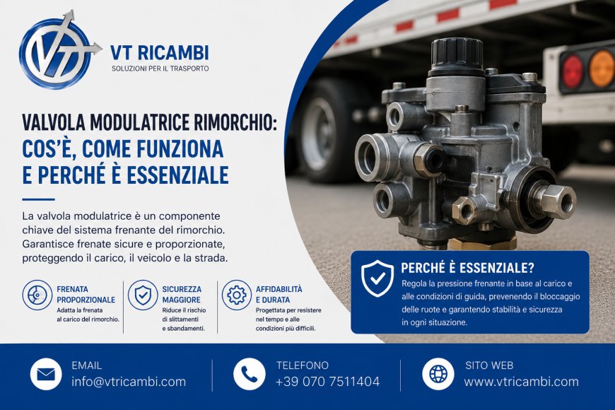 Valvola Modulatrice Rimorchio: Cos'è, Come Funziona e Perché È Essenziale