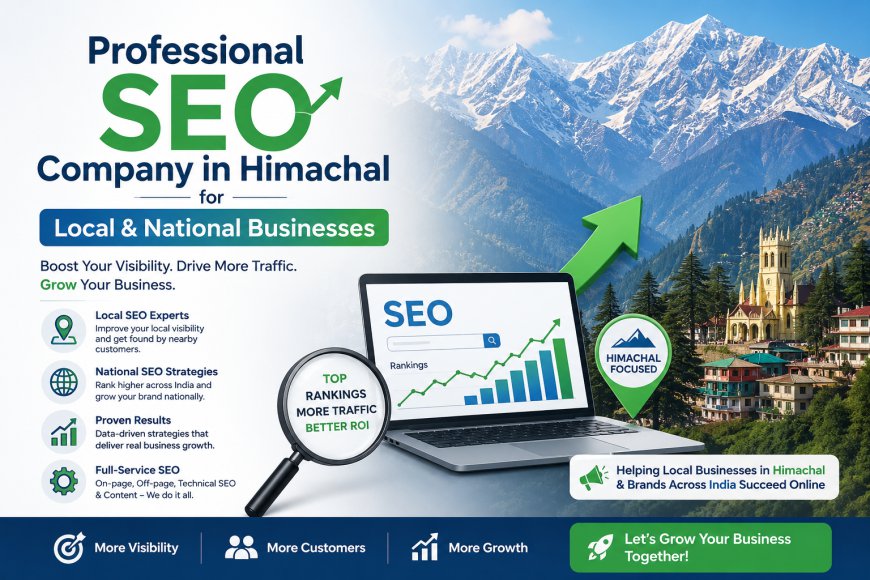 Professional SEO Company in Himachal for Local & National Businesses