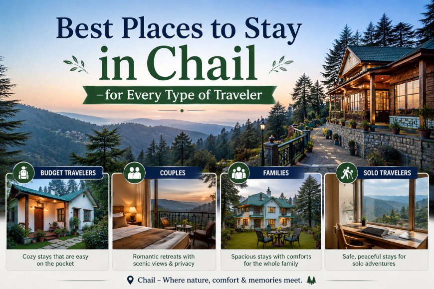 Best Places to Stay in Chail for Every Type of Traveler