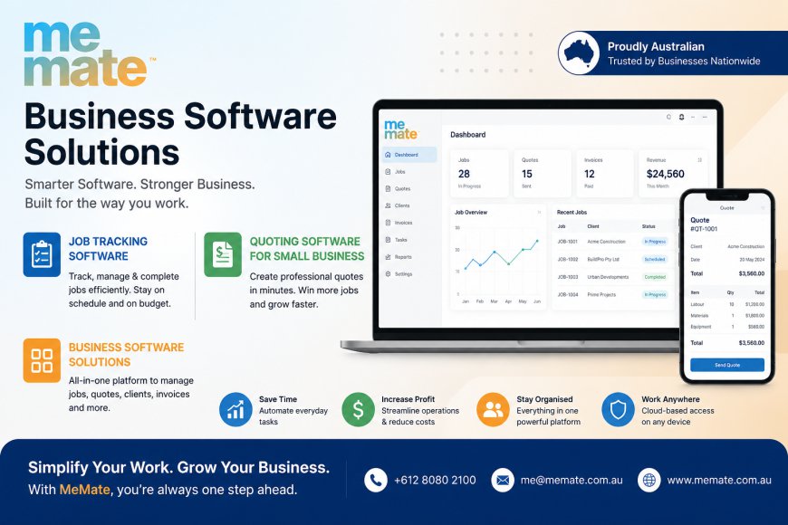 Business Software Solutions That Help Small Businesses Simplify Quoting, Job Tracking, and Daily Operations