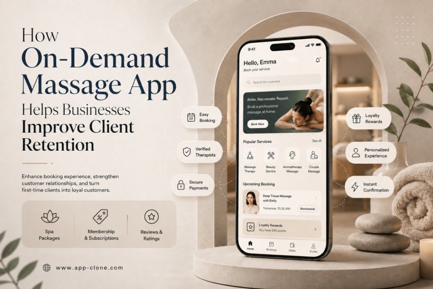 How On Demand Massage Apps Help Businesses Improve Client Retention