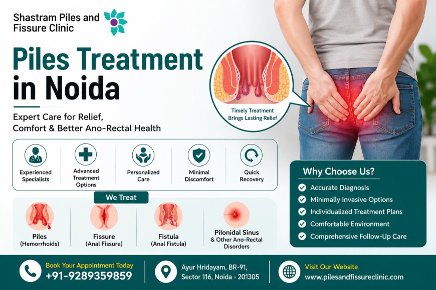 Piles Treatment in Noida – Get Expert Care at Shastram Piles and Fissure Clinic