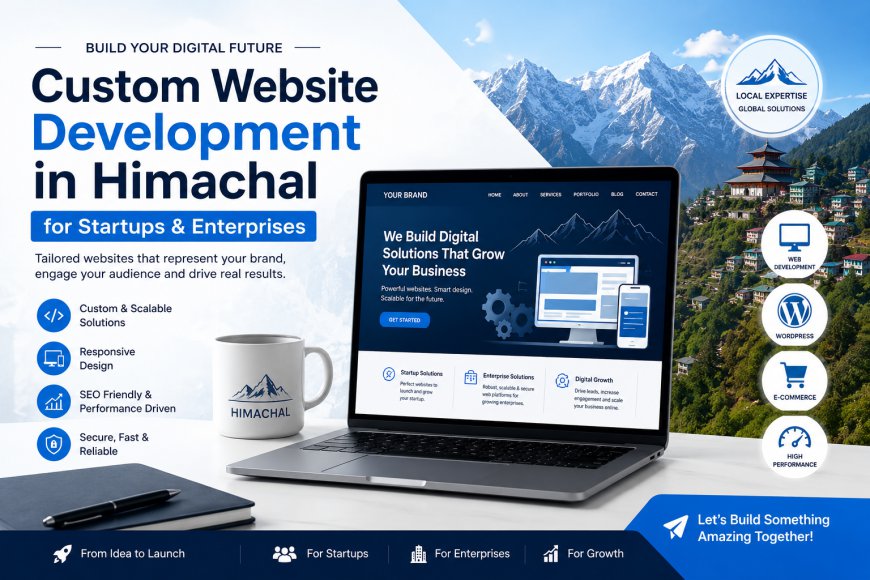 Custom Website Development in Himachal for Startups & Enterprises