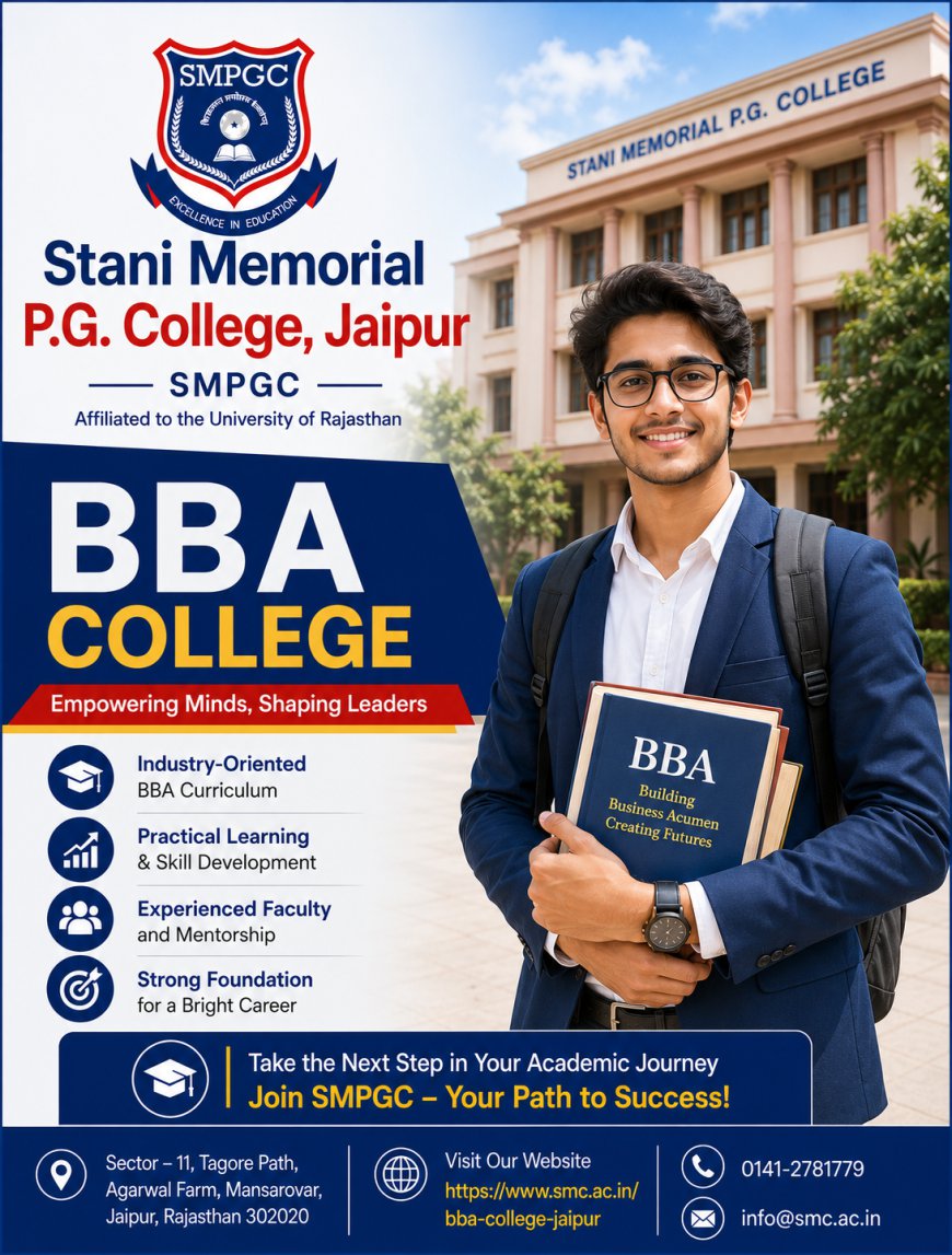 Top College for BBA in Jaipur for Career Growth