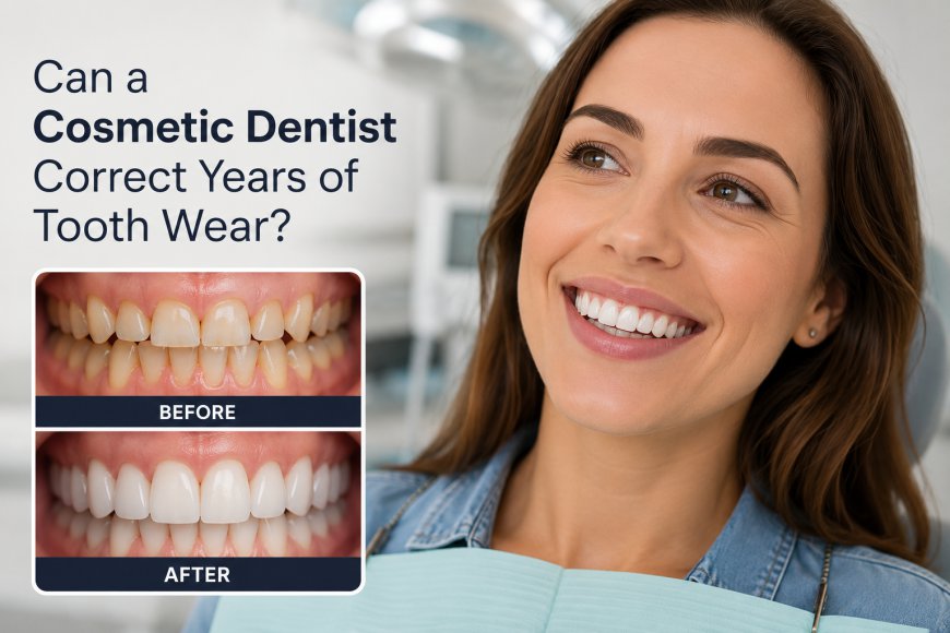 Can a Cosmetic Dentist Correct Years of Tooth Wear?