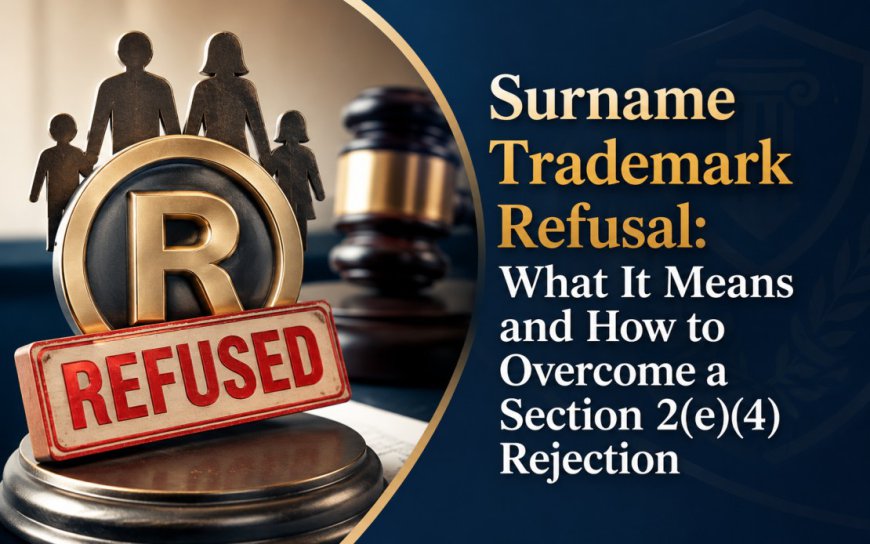 Surname Trademark Refusal: What It Means and How to Overcome a Section 2(e)(4) Rejection