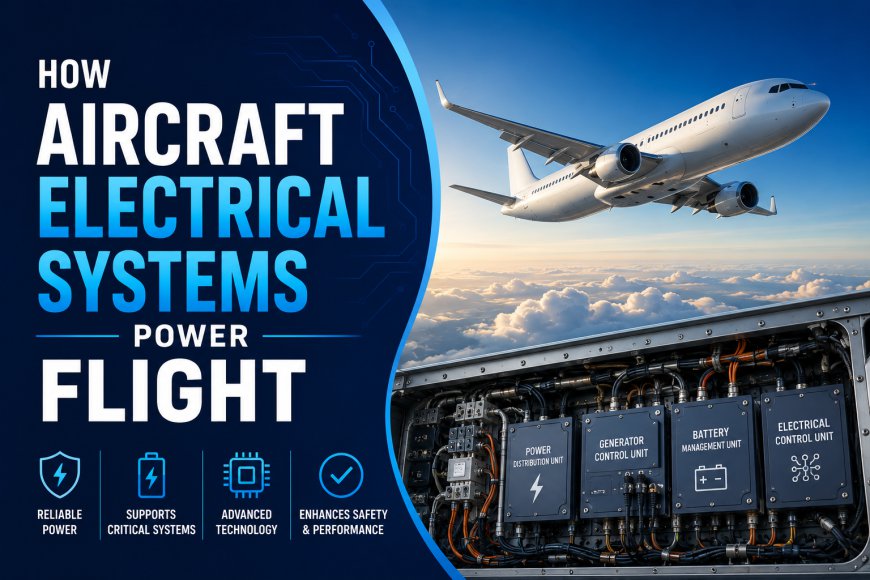 How Aircraft Electrical Systems Power Flight