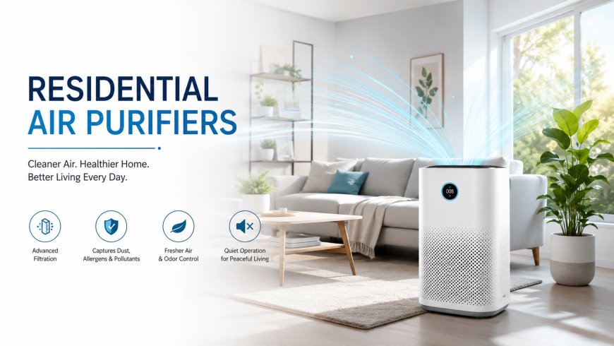 Residential Air Purifiers: A Smarter Way to Create Healthier Living Spaces