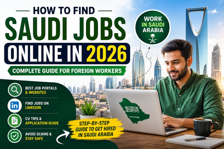 How to Find Saudi Jobs Online in 2026: Complete Guide for Foreign Workers