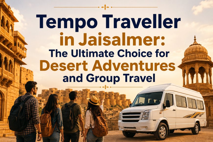Tempo Traveller in Jaisalmer: The Ultimate Choice for Desert Adventures and Group Travel