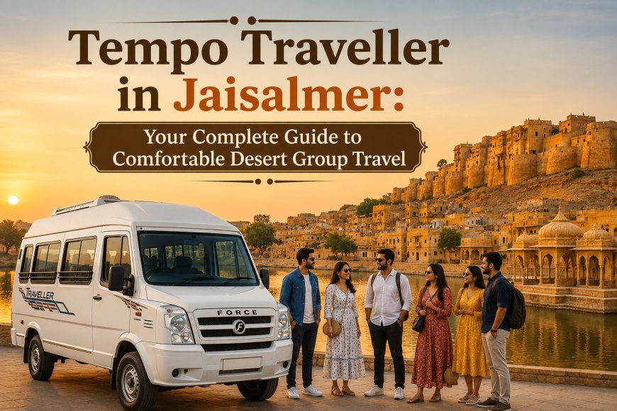 Tempo Traveller in Jaisalmer: Your Complete Guide to Comfortable Desert Group Travel