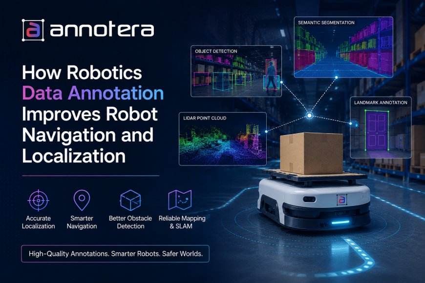 How Robotics Data Annotation Improves Robot Navigation and Localization