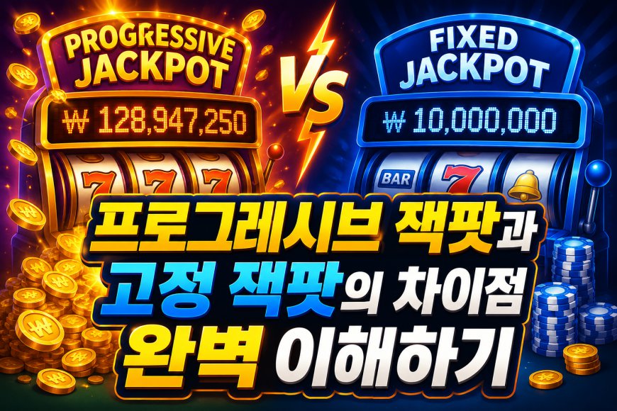 프로그레시브 잭팟과 고정 잭팟의 차이점 완벽 이해하기